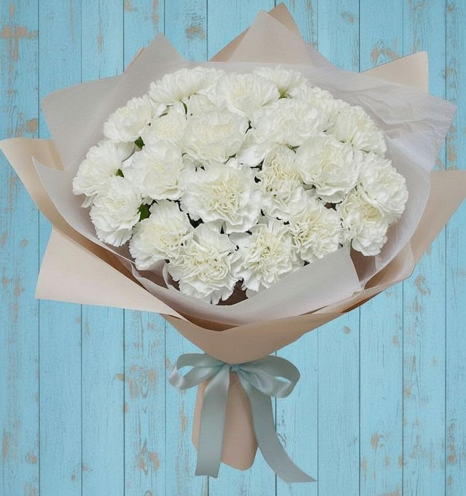 Букет цветов из: Гвоздики в Правдинском