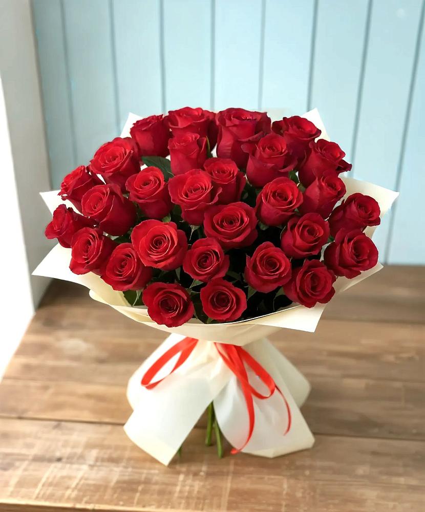 Букет 29 Красных роз в Правдинском
