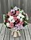 Букет цветов из: Альстромерии, Гвоздики, Розы и Хризантемы в Правдинском