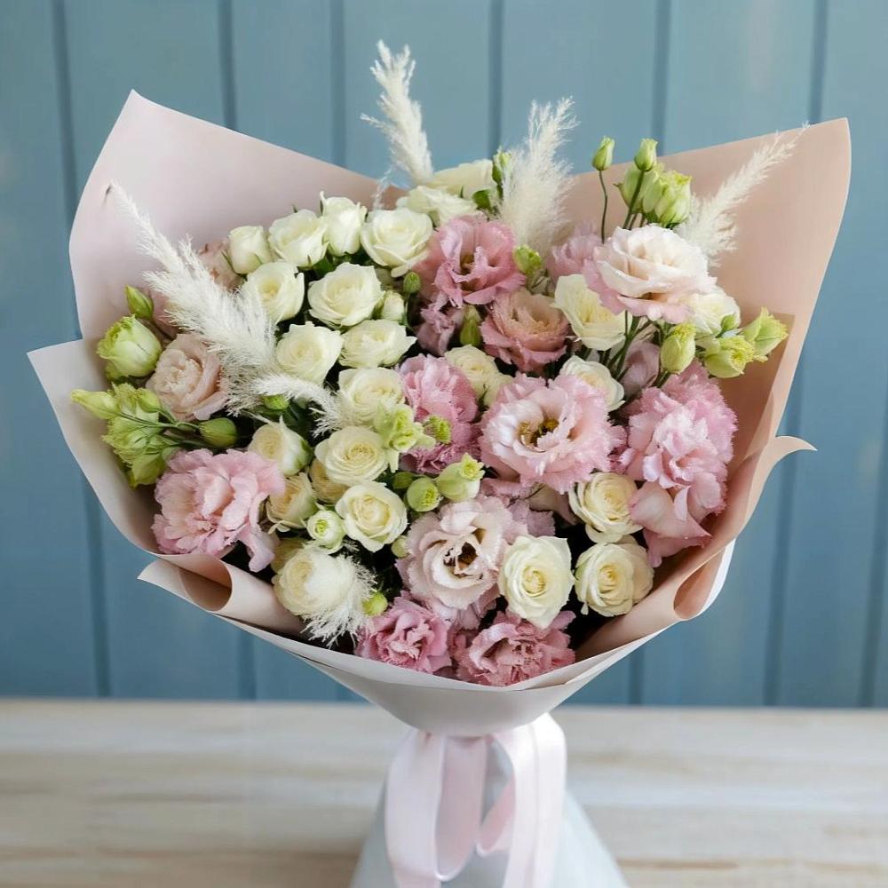 Букет цветов из: Альстромерии и Розы в Правдинском