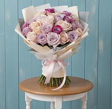 Букет цветов из:  Розы #REPLACE_PRED# Правдинском