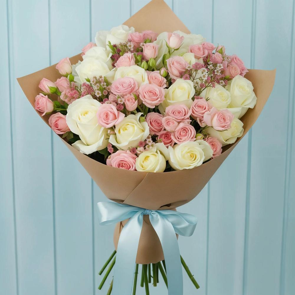 Букет цветов из: Розы в Правдинском