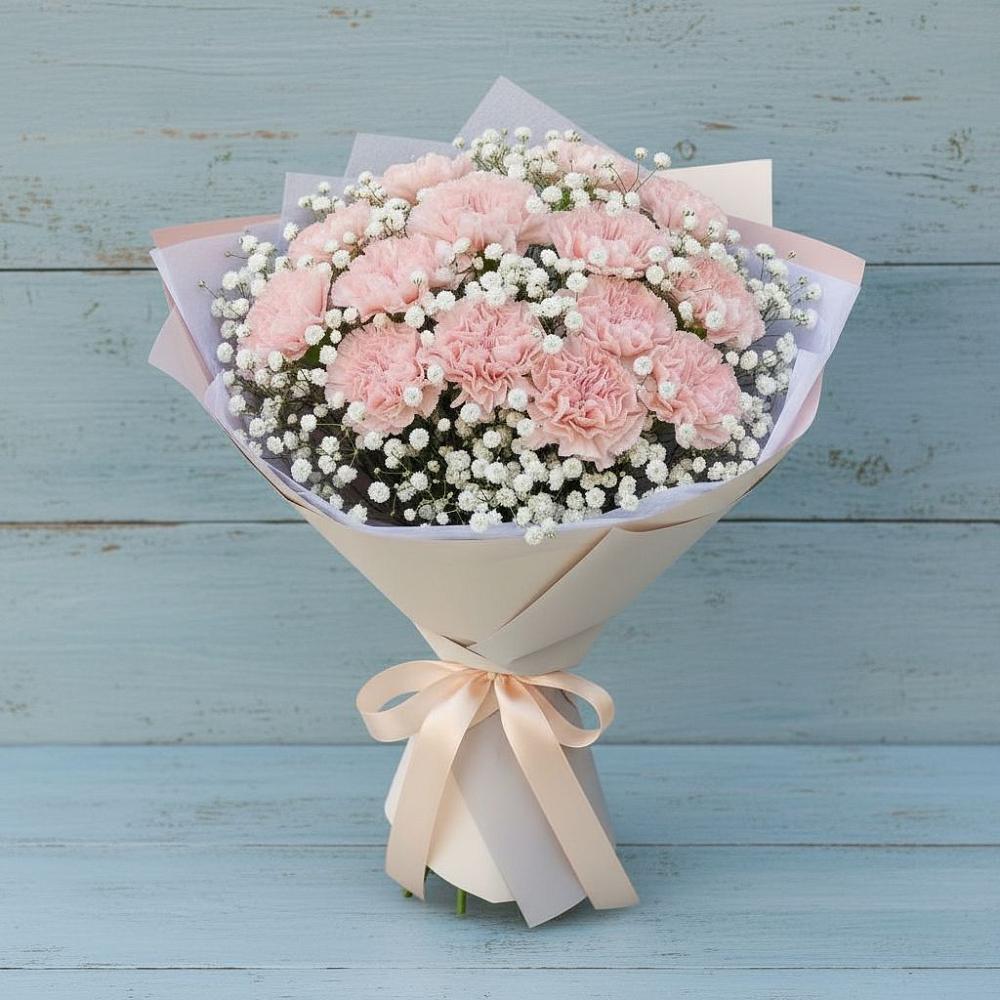 Букет цветов из: Гвоздики в Правдинском