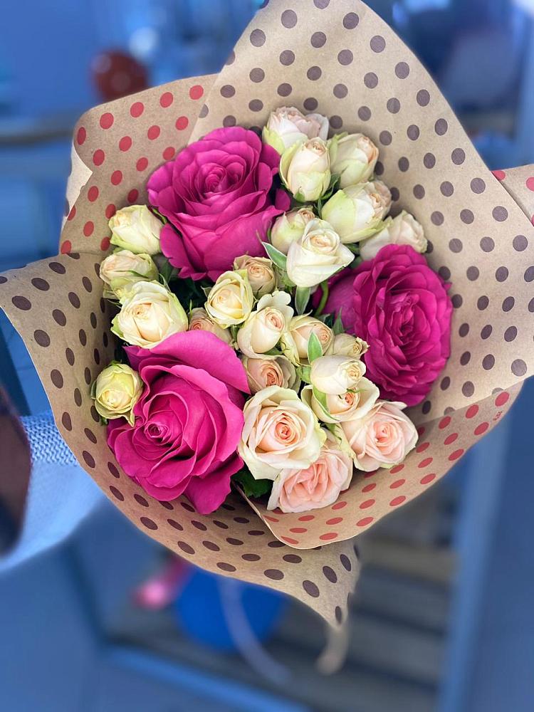 Букет цветов из: Розы в Правдинском