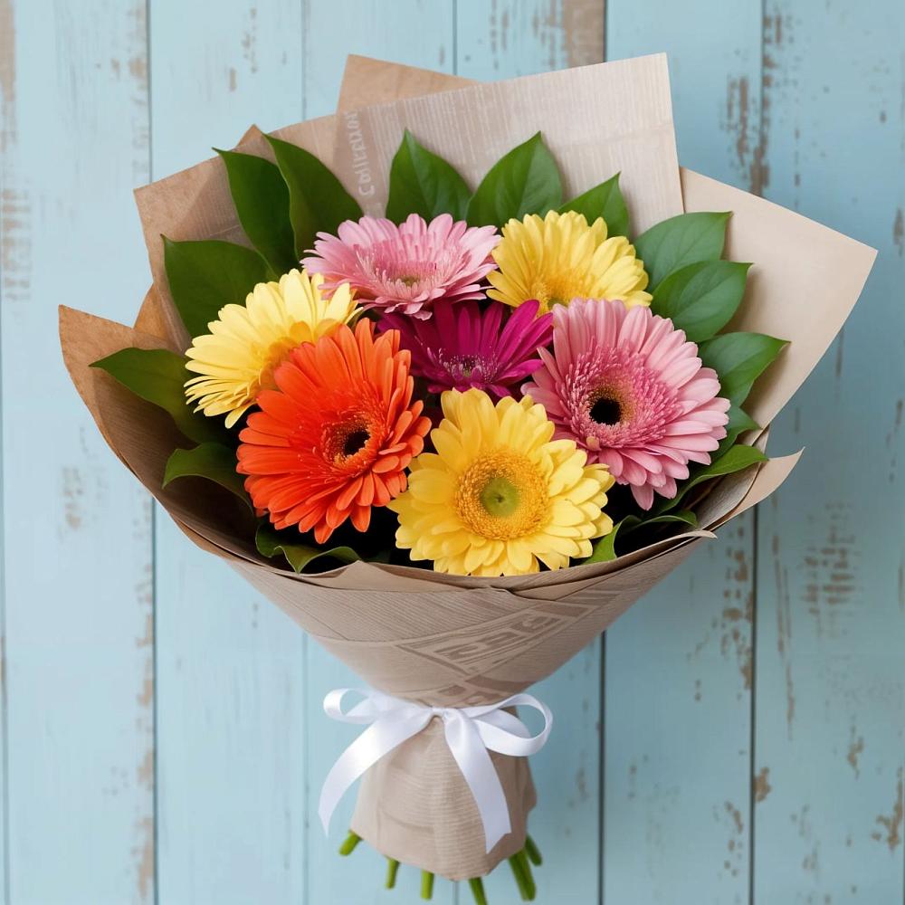 Букет цветов из: Герберы в Правдинском
