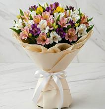 Букет цветов из:  Альстромерии #REPLACE_PRED# Правдинском