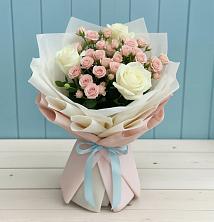 Букет цветов из:  Розы в Правдинском