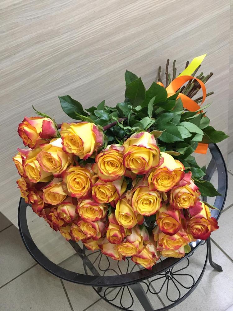 Букет Желтые розы в Правдинском