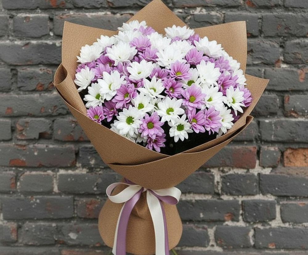 Букет цветов из: Хризантемы в Правдинском