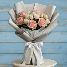 Букет цветов из:  Розы в Правдинском