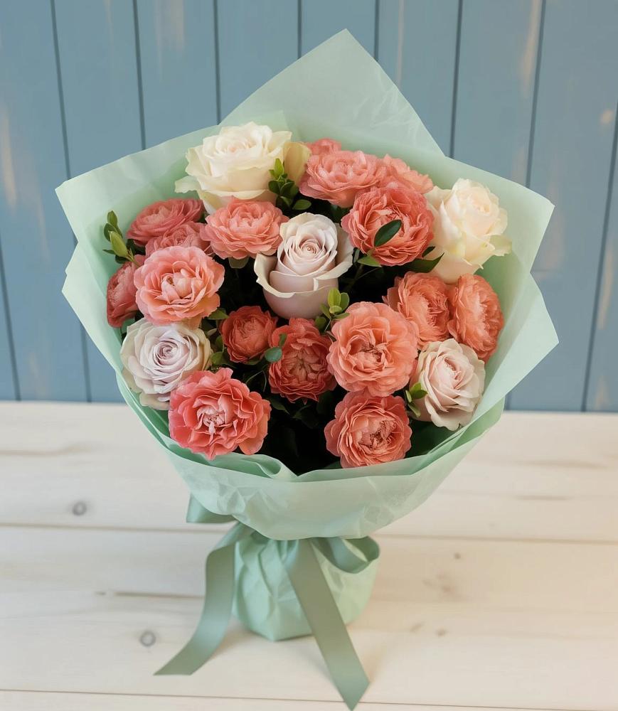 Букет цветов из: Розы в Правдинском