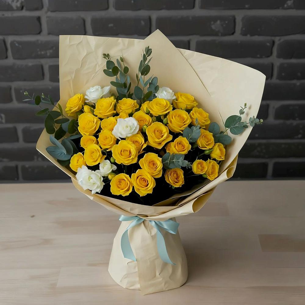 Букет цветов из: Розы в Правдинском