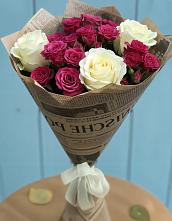 Букет цветов из:  Розы #REPLACE_PRED# Правдинском