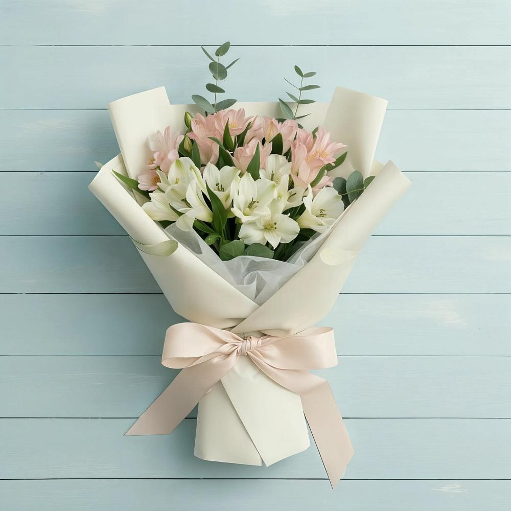 Букет цветов из: Альстромерии в Правдинском