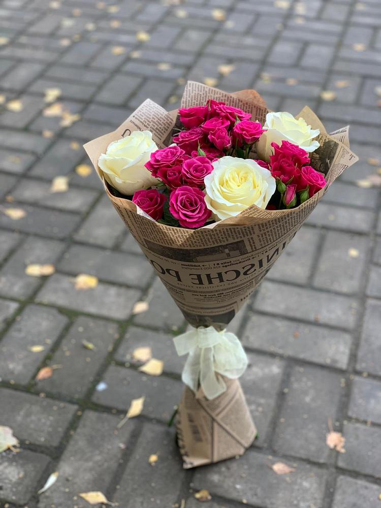 Букет цветов из: Розы в Правдинском