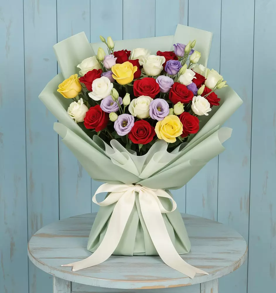 Букет цветов из: Розы в Правдинском