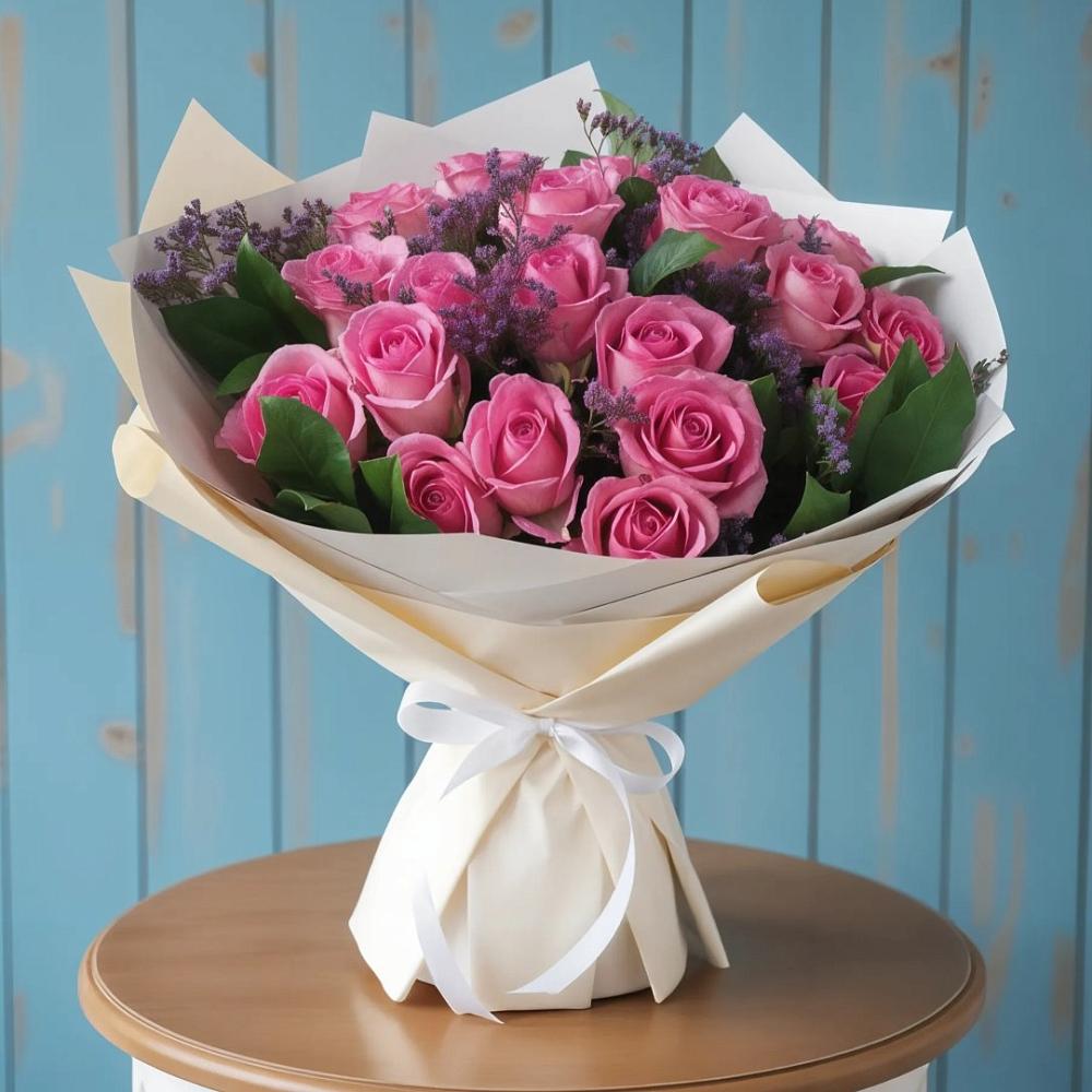 Букет цветов из: Розы в Правдинском