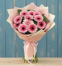 Букет цветов из:  Герберы #REPLACE_PRED# Правдинском