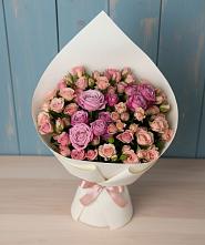 Букет цветов из:  Розы #REPLACE_PRED# Правдинском