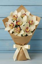 Букет цветов из:  Орхидеи и Розы в Правдинском